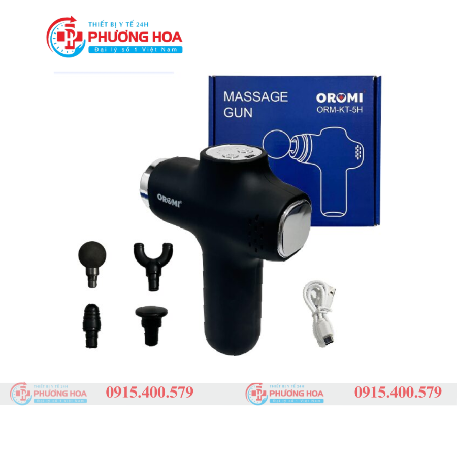 ORM-KT-5H - Súng Massage Nhiệt Nóng Cầm Tay